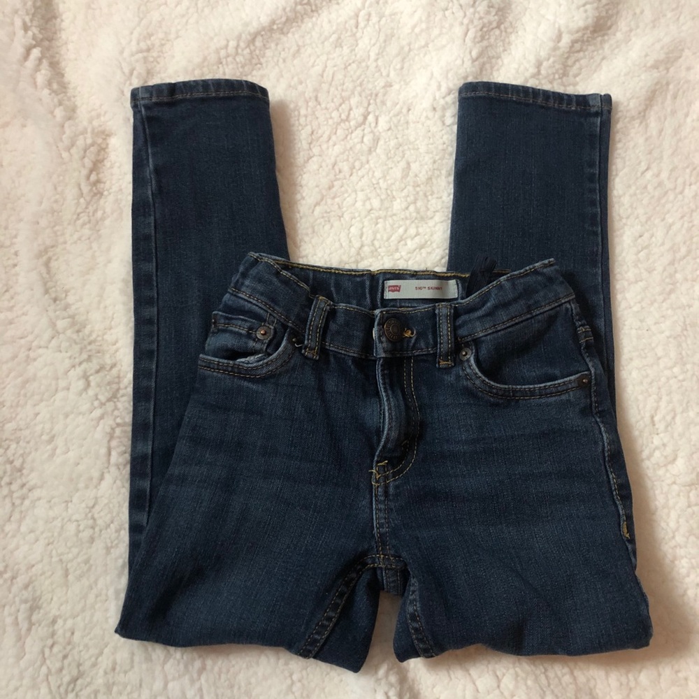 Levi Boy Skinny Blue Jeans